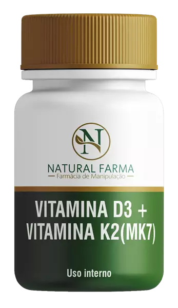Vitamina D + K2MK7 60 Cápsulas