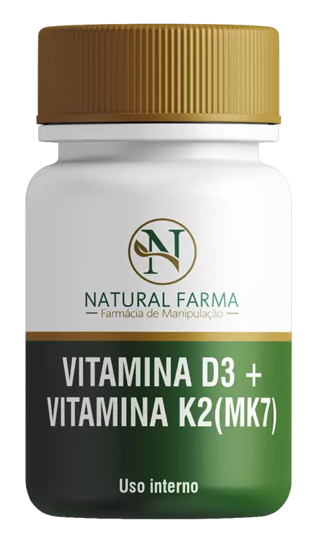 Vitamina D + K2MK7 60 Cápsulas