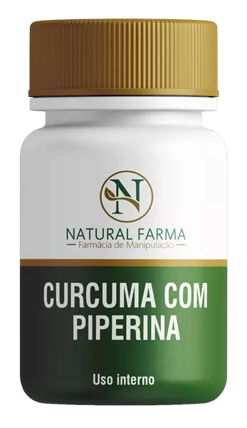 Cúrcuma + Piperina 60 Cápsulas 