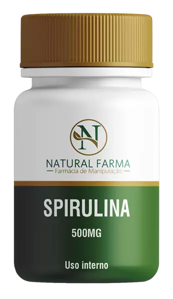 Spirulina 500mg 60 Cápsulas 