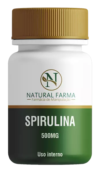 Spirulina 500mg 120 Cápsulas 