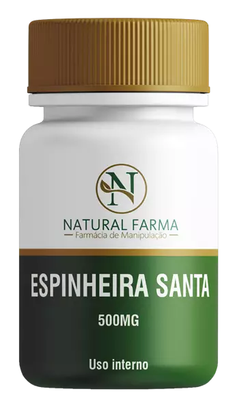 Espinheira Santa 500mg 60 Cápsulas 