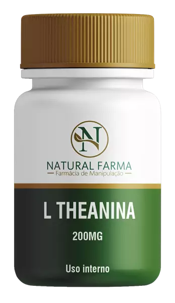 L Theanina 200mg 60 Cápsulas