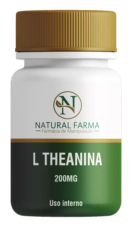 L Theanina 200mg 60 Cápsulas