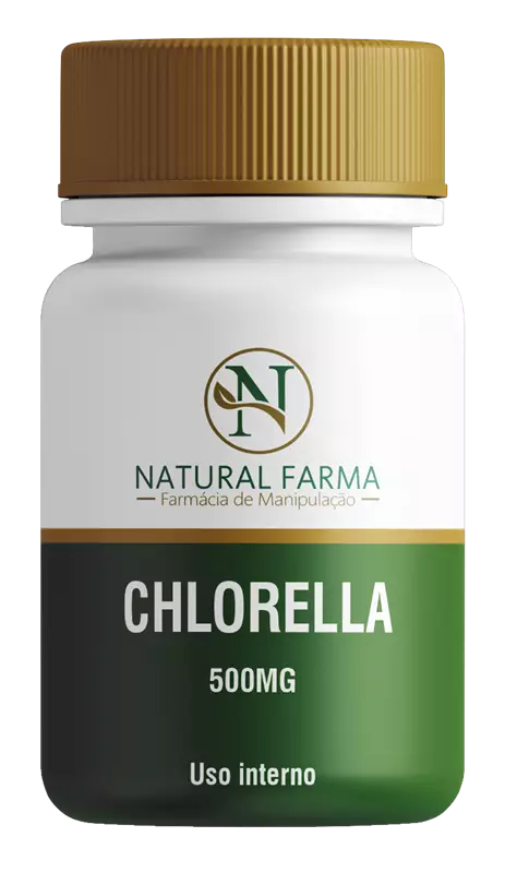 Chlorella 500mg 120 Cápsulas 