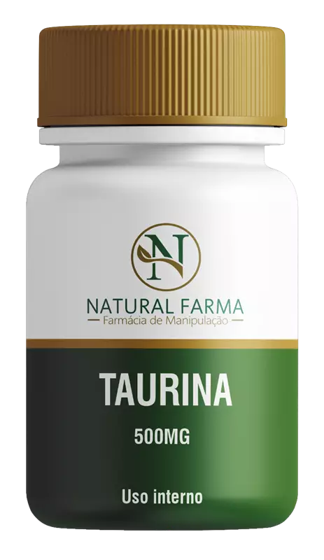 Taurina 500mg 120 Cápsulas